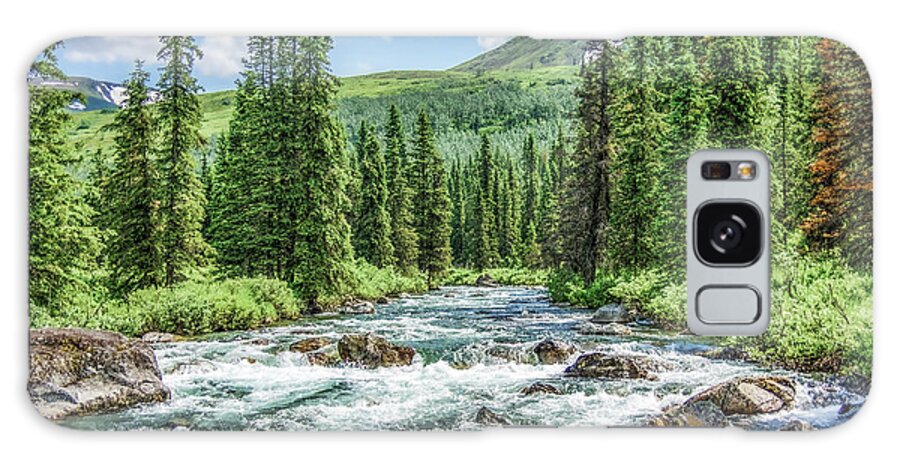 Little Susitna River Galaxy Case featuring the photograph Little Susitna River - Alaska by Dee Potter