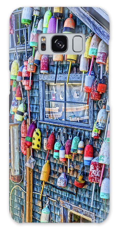 Miscellaneous Galaxy Case featuring the photograph Lobster Trap Buoys by Tom Watkins PVminer pixs
