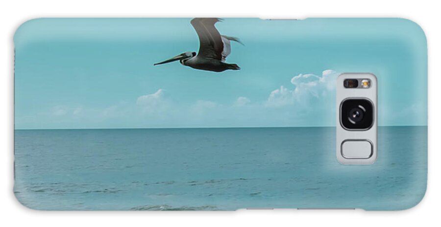 Lone Pelican Galaxy Case featuring the photograph Lone Pelican by Christina McGoran