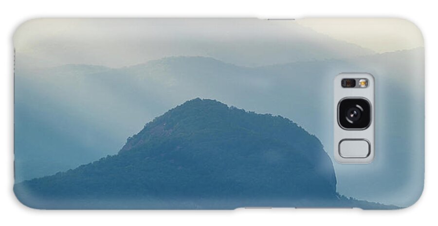 Looking Glass Rock Galaxy Case featuring the photograph Looking Glass Rock Evening Rays by Donnie Whitaker
