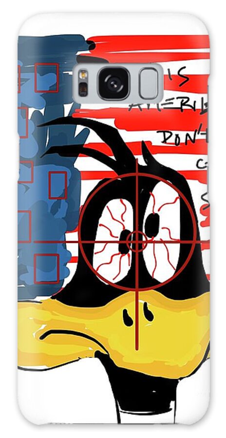  Galaxy Case featuring the painting Looney State by Oriel Ceballos