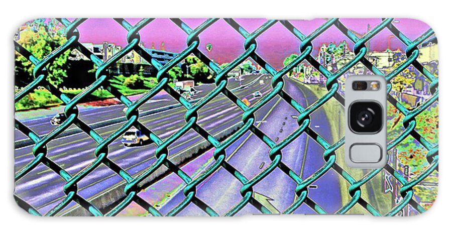 Freeway Galaxy Case featuring the photograph Los Angeles Freeway by Andrew Lawrence