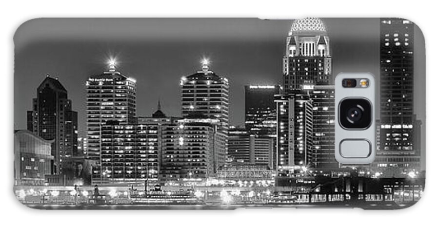 Louisville Galaxy Case featuring the photograph Louisville Grayscale Wide Angle by Frozen in Time Fine Art Photography