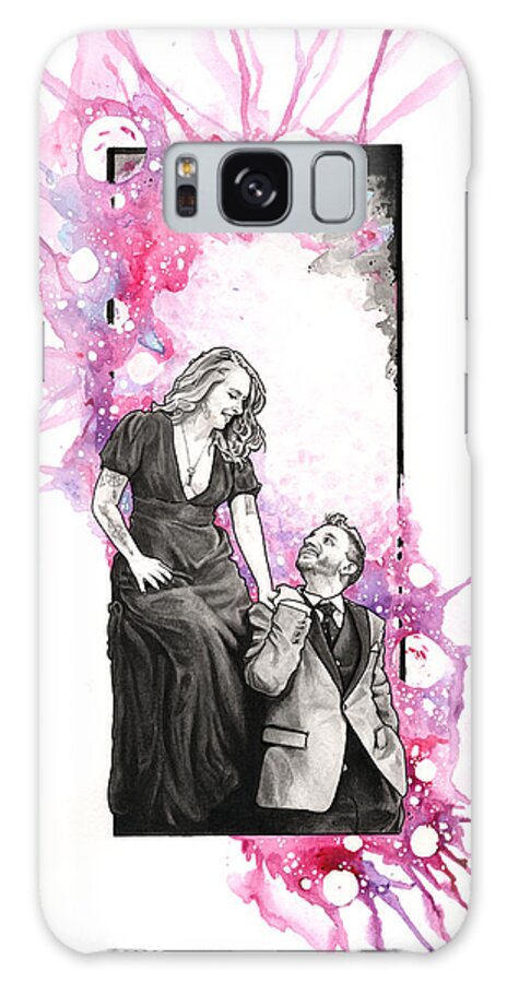 Love Galaxy Case featuring the painting Love and Raige by Tiffany DiGiacomo