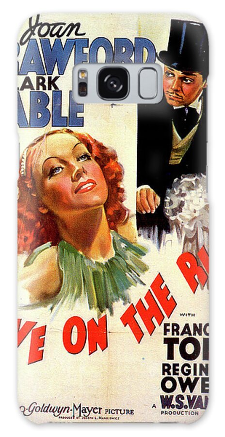 Love Galaxy Case featuring the mixed media ''Love on the Run'' movie poster 1936 by Movie World Posters