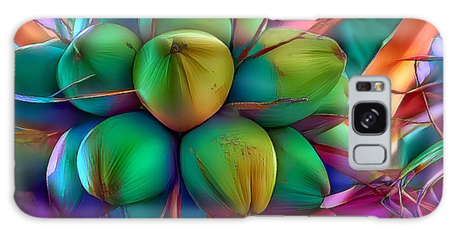 Coconut Galaxy Case featuring the photograph Lovely Bunch of Coconuts by Debra Kewley