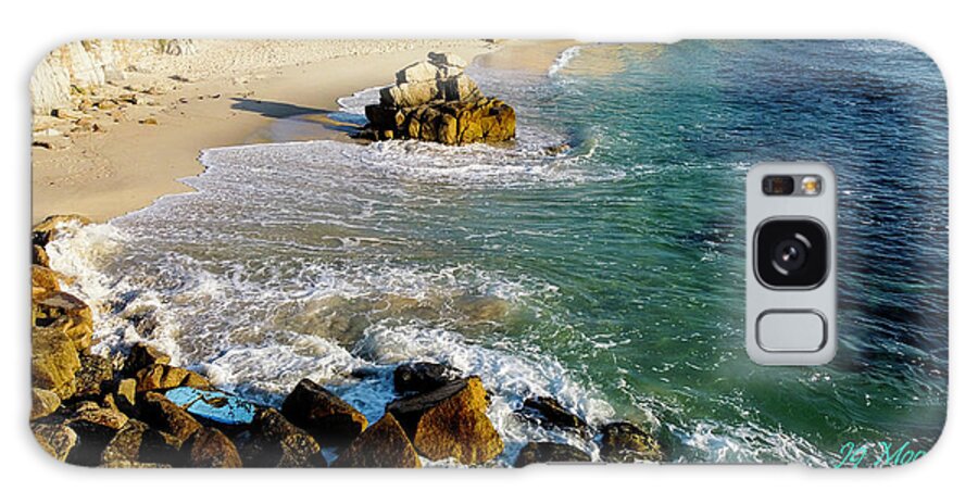 Lover's Point Galaxy Case featuring the photograph Lover's Point Beach by Dr Janine Williams