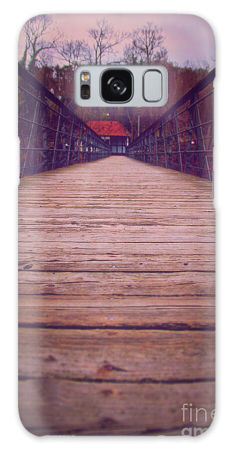 Bridge Galaxy Case featuring the photograph Low angle view of the Two Penny bridge in Melsungen by Mendelex Photography