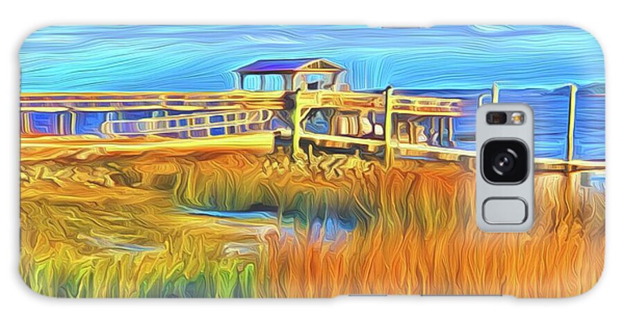 Landscape Galaxy Case featuring the digital art Low Country by Michael Stothard