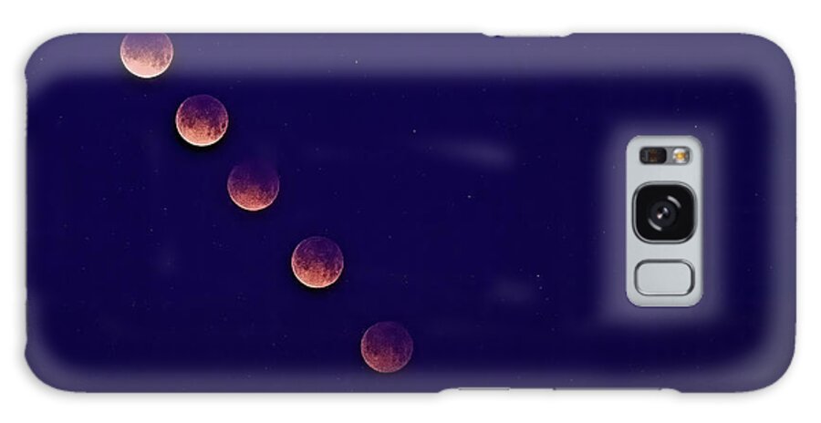 Lunar Eclipse Galaxy Case featuring the photograph Lunar Eclipse by Bob Falcone