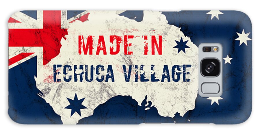 Echuca Village Galaxy Case featuring the digital art Made in Echuca Village, Australia #echucavillage #australia by TintoDesigns