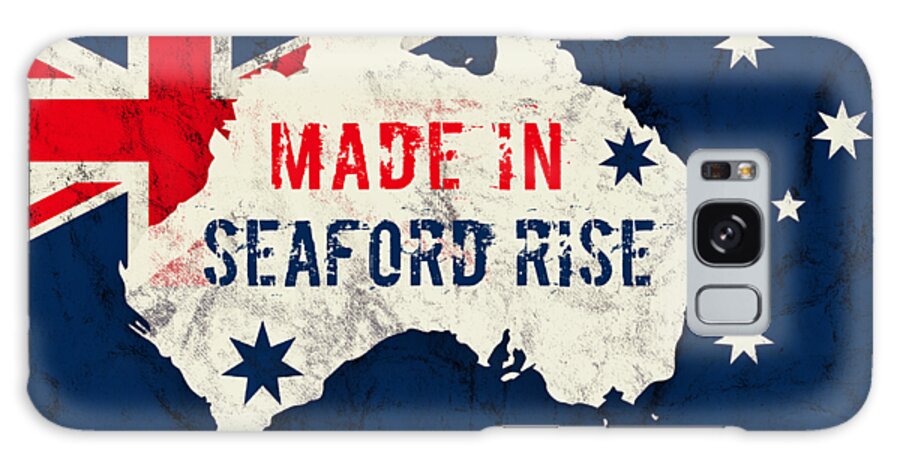 Seaford Rise Galaxy Case featuring the digital art Made in Seaford Rise, Australia by TintoDesigns