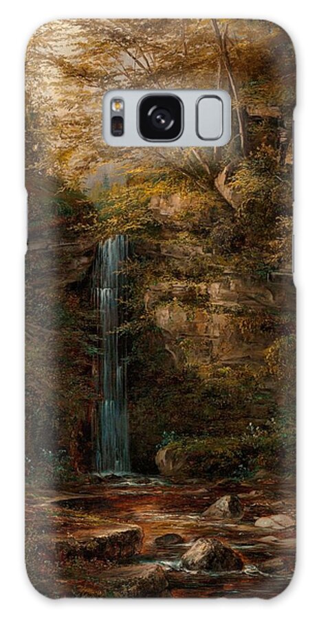 Painting Galaxy Case featuring the painting Madrone Falls of Milliken Creek, Six Rivers National Forest, California by Norton Bush