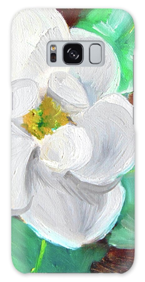  Galaxy Case featuring the painting Magnolia Grandiflora by Loretta Nash