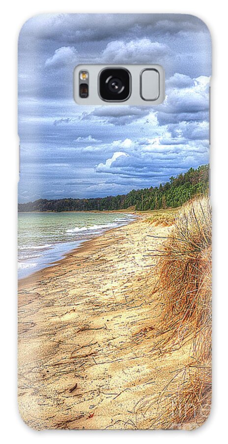 Beach Galaxy Case featuring the photograph Magoon Creek Beach by Randy Pollard