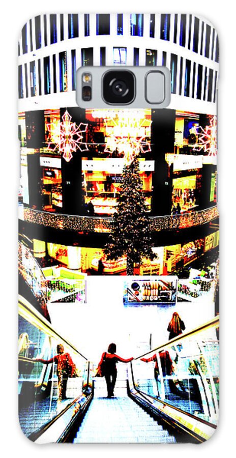 Mall Galaxy Case featuring the photograph Mall In Warsaw, Poland 3 by John Siest