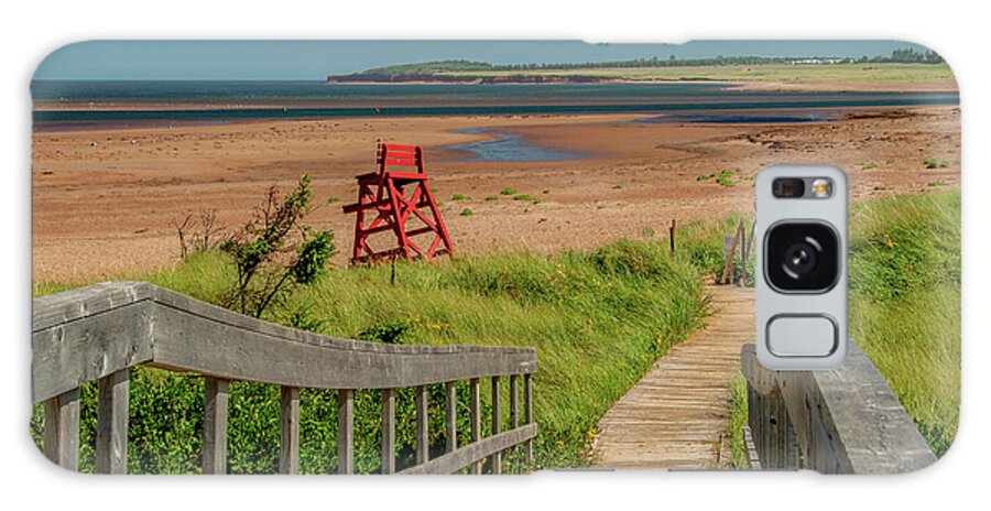 Pei Galaxy Case featuring the photograph Malpeque Magical Morning by Marcy Wielfaert
