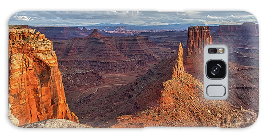 Moab Galaxy Case featuring the photograph Marlboro Point - A different sunset view by Dan Norris