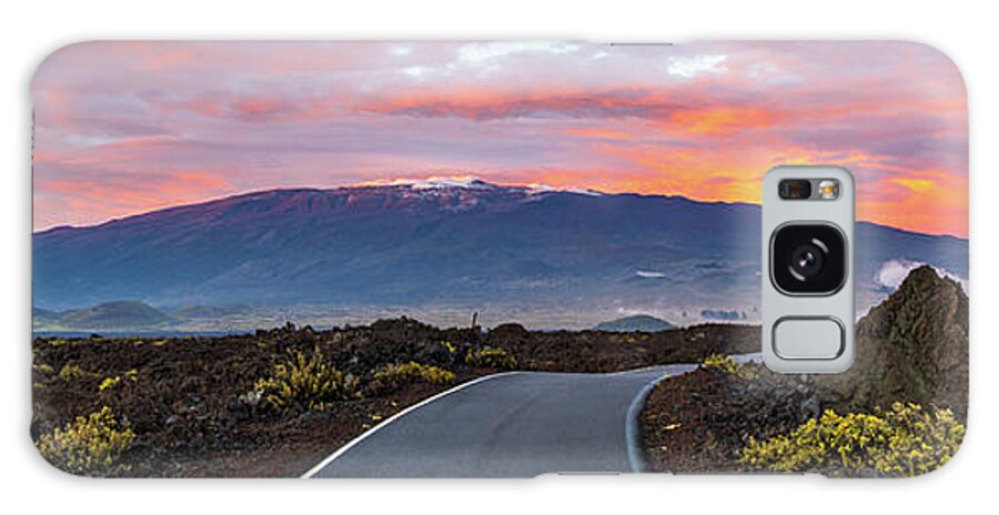 United States Galaxy Case featuring the photograph Mauna Kea Sunset by Stefan Mazzola