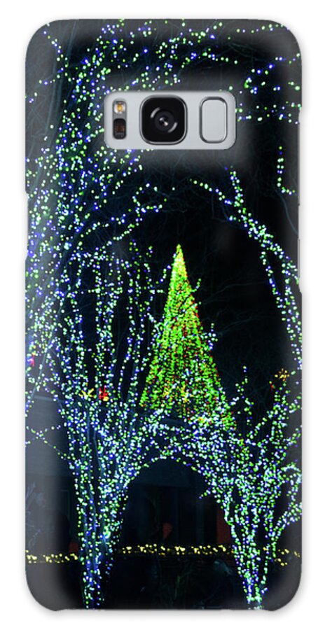 Christmas Galaxy Case featuring the photograph May Your Days Be Merry and Bright by Mary Ann Artz