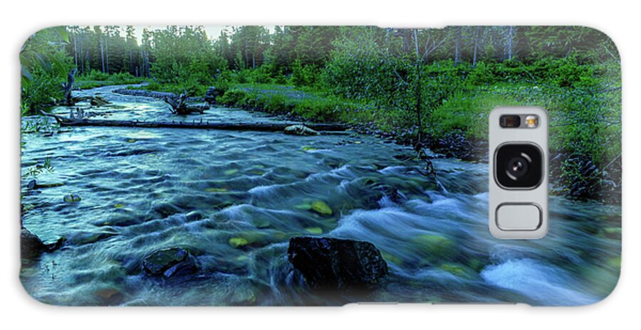 Medicine River Galaxy Case featuring the photograph Medicine river by Jeff Swan