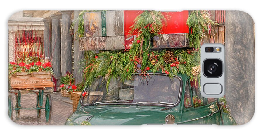 Covent Market Galaxy Case featuring the photograph Merry Christmas From London by Marcy Wielfaert