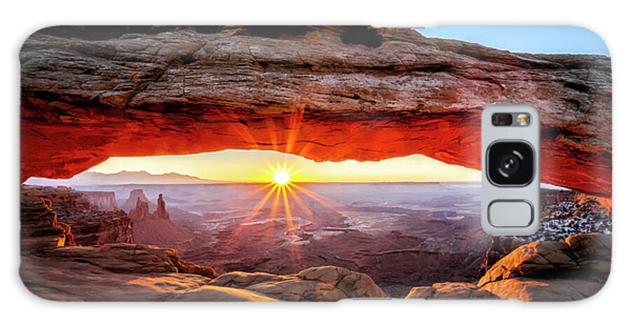 2020 Utah Trip Galaxy Case featuring the photograph Mesa Arch by Gary Johnson