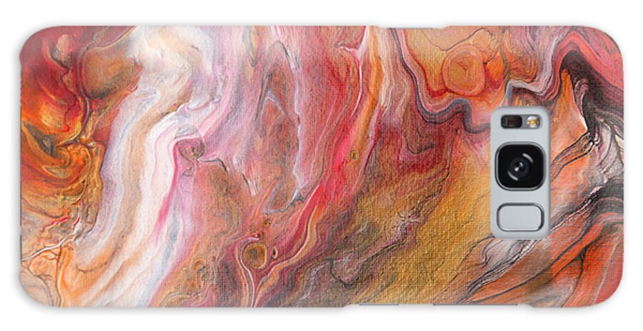 Mesmerizing Galaxy Case featuring the painting Mesmerizing by Elisabeth Lucas