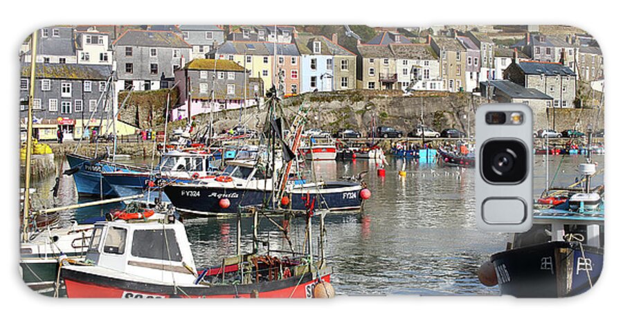 Mevagissey Galaxy Case featuring the photograph Mevagissey harbour by Tony Mills