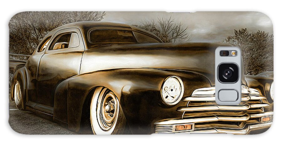 Classic Car Galaxy Case featuring the digital art Midnight Customs by Kevin Lane