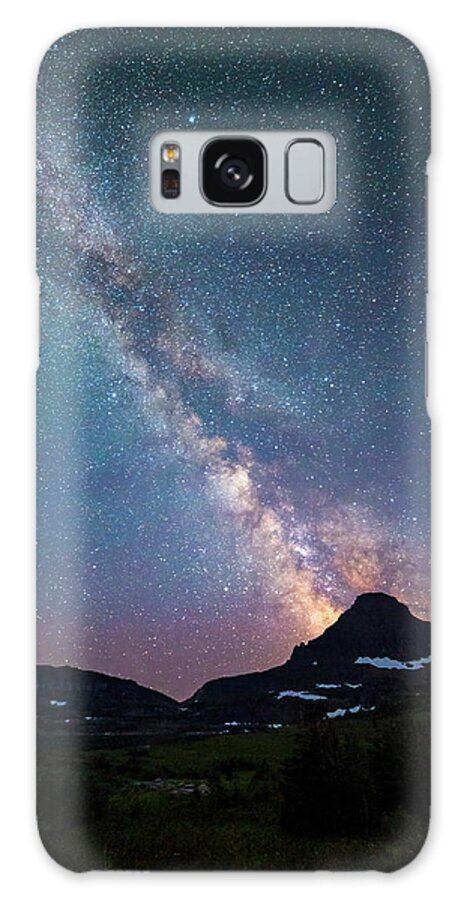 Milky Way Galaxy Case featuring the photograph Milky Way over Glacier National Park by Robert Miller