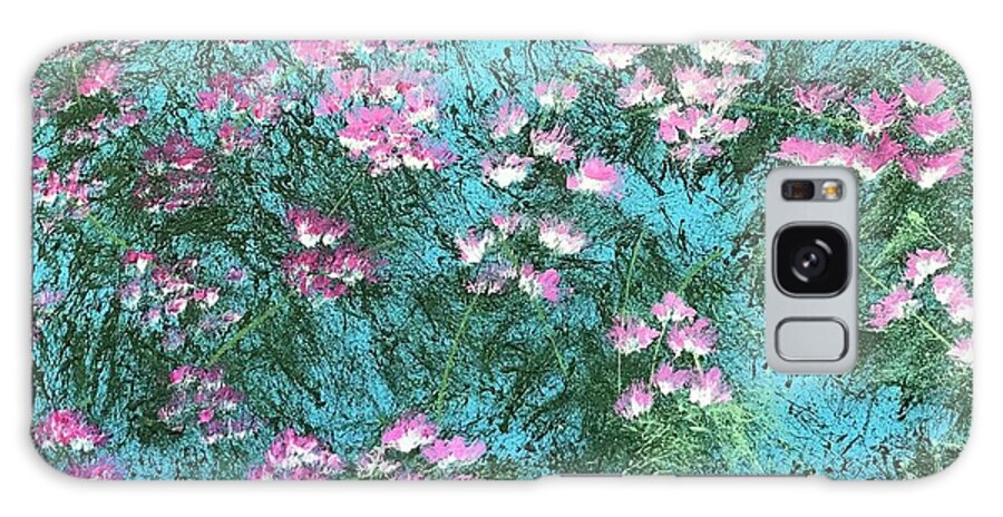 Mimosa Galaxy Case featuring the painting Mimosa by Boots Quimby