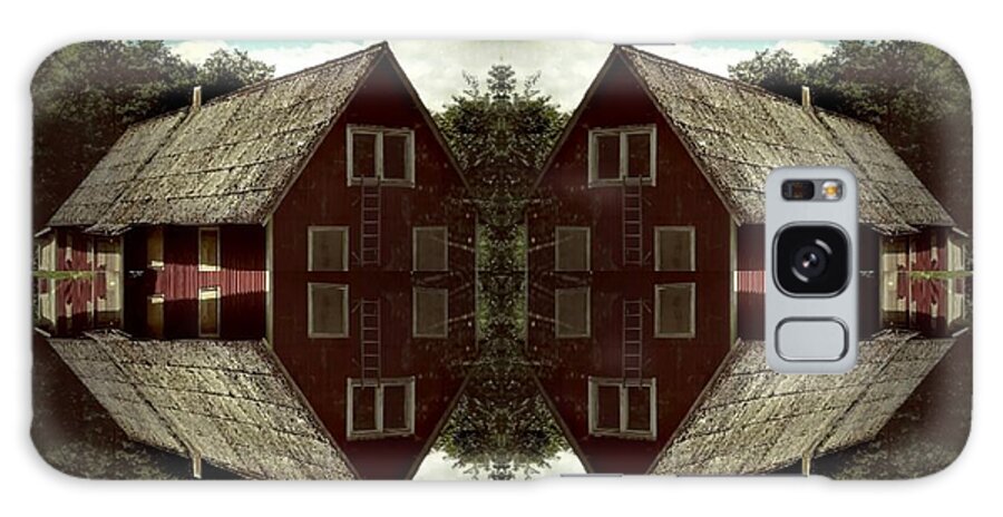 Photograph Galaxy Case featuring the digital art Mirror, Mirror... Haunted House by Alexandra Vusir