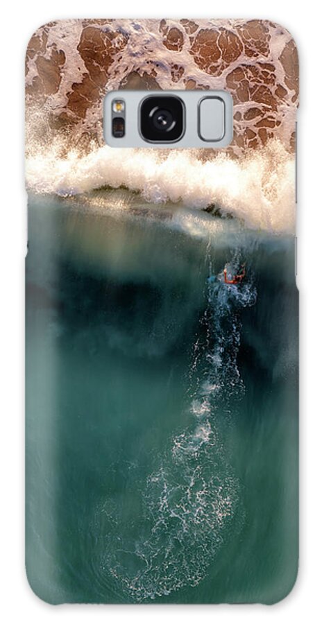 Hawaii Galaxy Case featuring the photograph Missing the Wave by Christopher Johnson