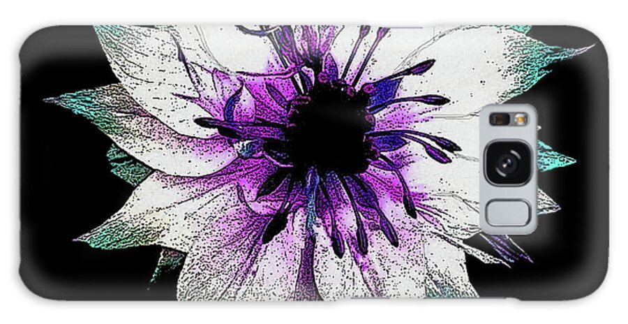 Love In The Mist Galaxy Case featuring the digital art Mist Star by Tracey Lee Cassin