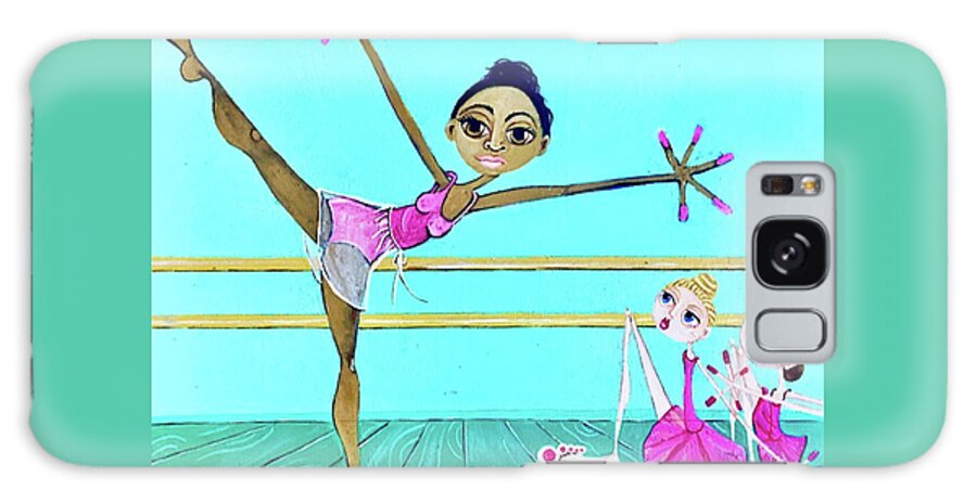 Ballet Galaxy Case featuring the painting Misty Copeland by Juliet Gilden