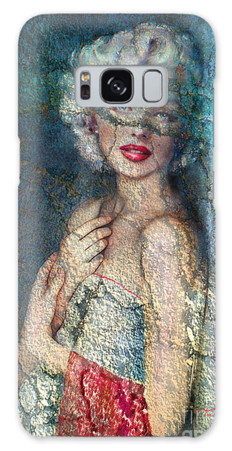 Diva Galaxy Case featuring the painting MM Venice blue by Theo Danella