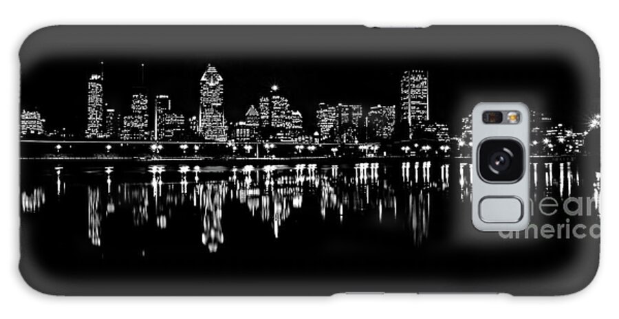  Montreal Galaxy Case featuring the photograph Montreal Skyline by night #2 by Frederic Bourrigaud
