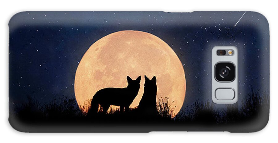Coyote Galaxy Case featuring the digital art Moonrise by Nicole Wilde