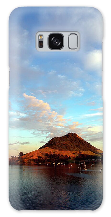 Maurangui Galaxy Case featuring the photograph Morning at Mount Maurangui - Tauranga, New Zealand by Kenneth Lane Smith