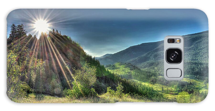 Mountains Galaxy Case featuring the photograph Morning in Central BC by Phil And Karen Rispin