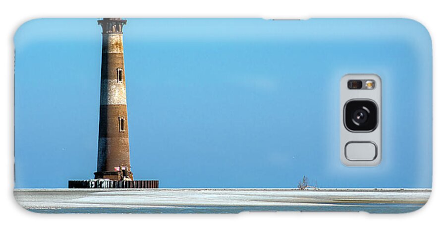 Morris Island Galaxy Case featuring the photograph Morris Island Lighthouse 3 by WAZgriffin Digital