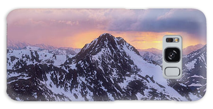 Mount Bierstadt Galaxy Case featuring the photograph Mount Bierstadt Sunset by Darren White