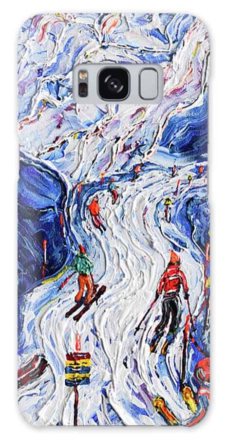 Verbier Galaxy Case featuring the painting Mount Fort Ridge by Pete Caswell