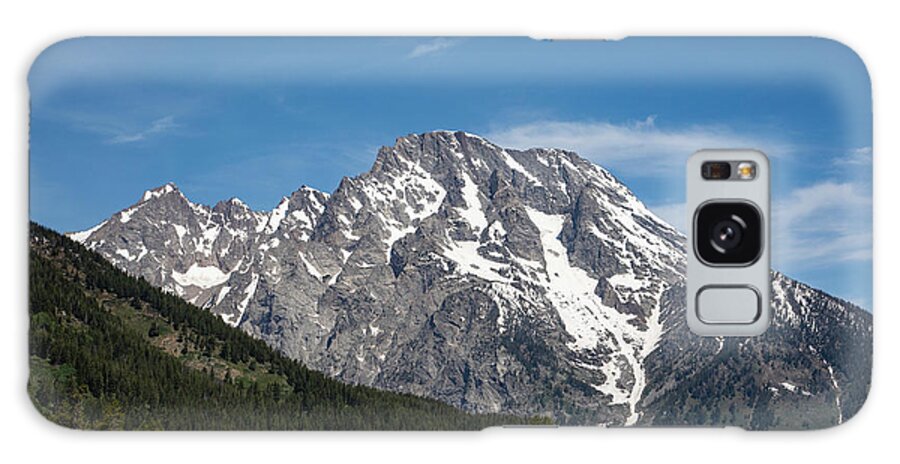 Mount Moran In Spring Grand Teton National Park Galaxy Case featuring the photograph Mount Moran In Spring Grand Teton National Park by Dan Sproul
