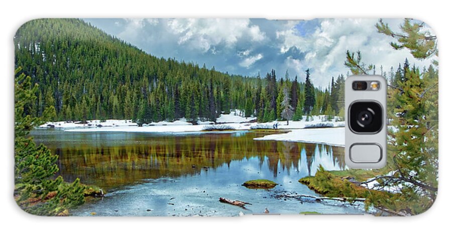 Water Galaxy Case featuring the photograph Mountain Lake by Loyd Towe Photography
