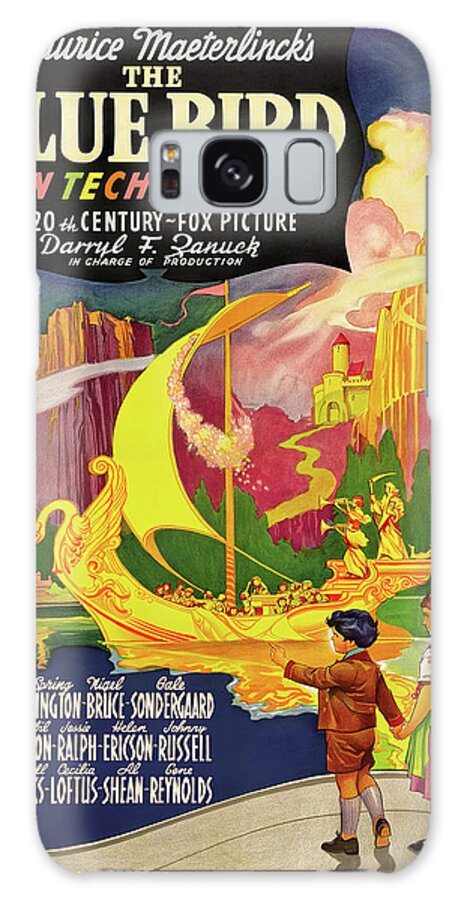 Synopsis Galaxy Case featuring the mixed media Movie poster for ''The Blue Bird'', with Shirley Temple, 1940 by Movie World Posters