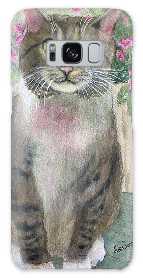 Cat Galaxy Case featuring the painting Mr Gumbo by Sue Carmony