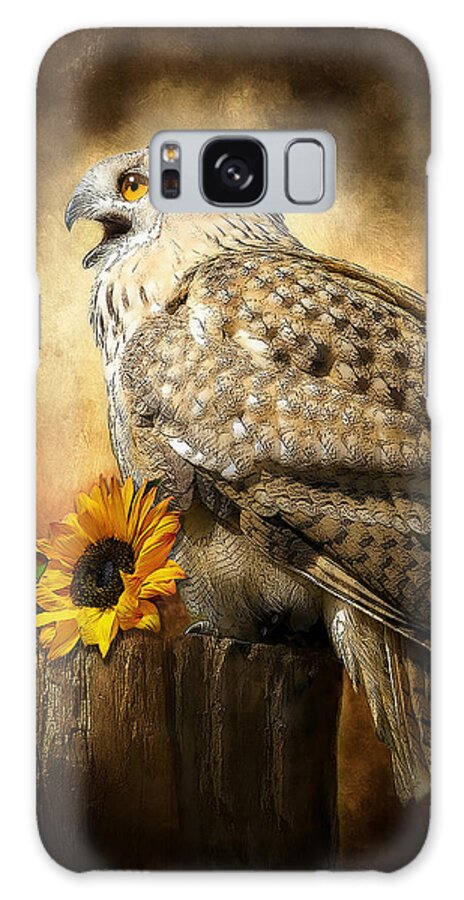 Owl Galaxy Case featuring the digital art Mr. Wise Guy by Cindy Collier Harris
