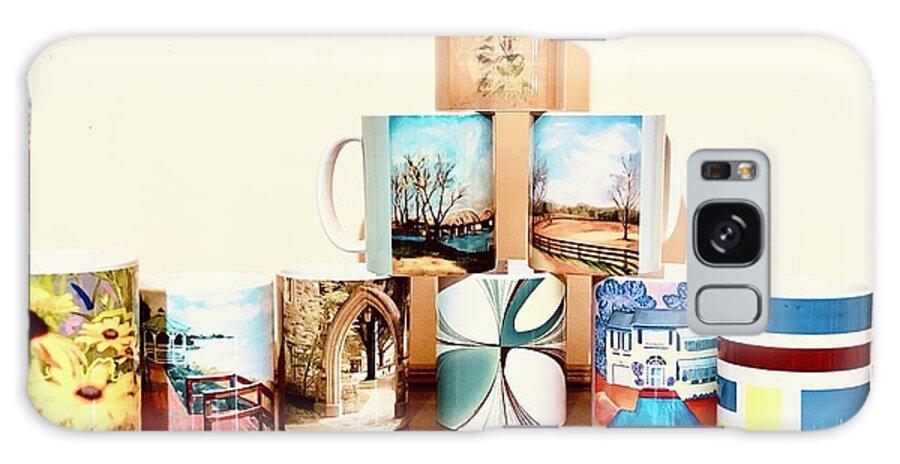 Mugs Galaxy Case featuring the photograph Mugs that Inspire Me by Karen Francis